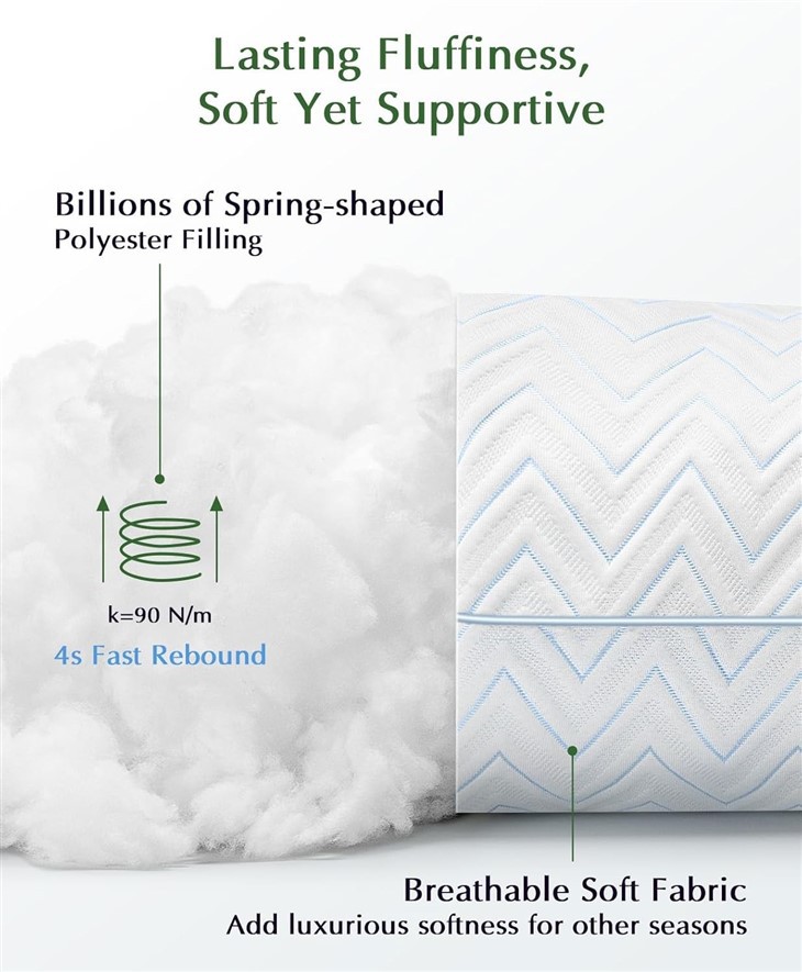 Medium Firm Down Alternative Pillows high quality