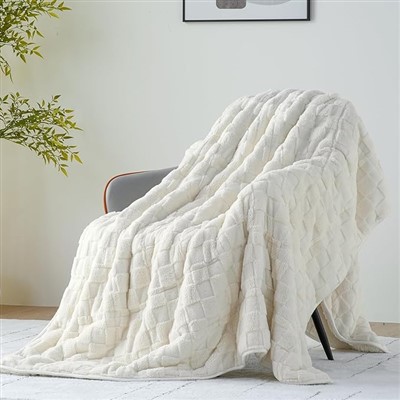 15lbs Sherpa Fleece Weighted Blanket
