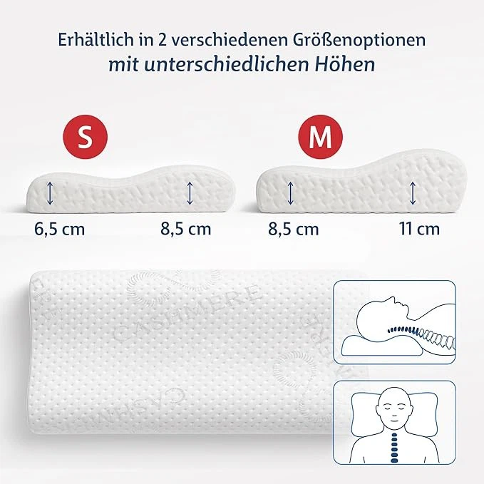 Ergonomic Wave Neck Visco Pillow best